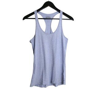 Aritzia Community Arbus Tank Top Heathered Light Blue Periwinkle Size Small